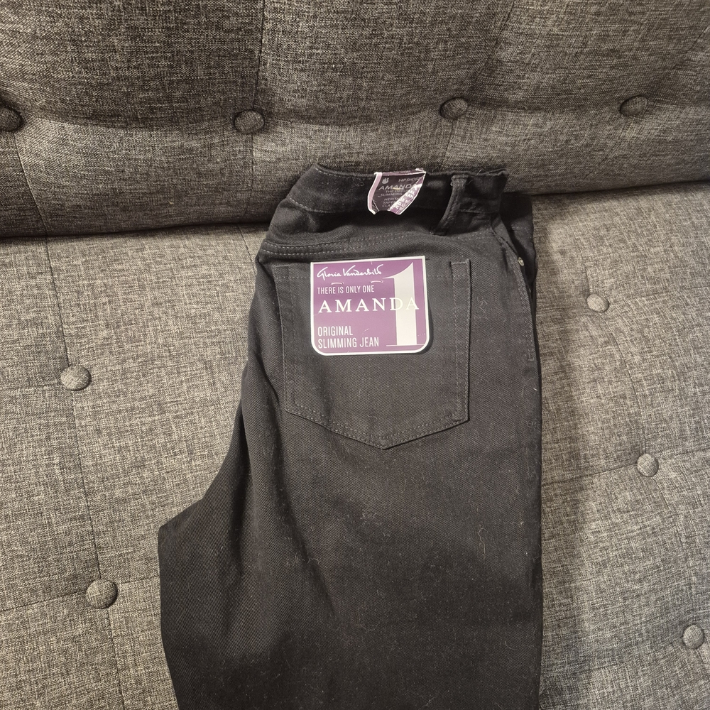 Gloria Vanderbilt Dark Wash Amanda Jeans